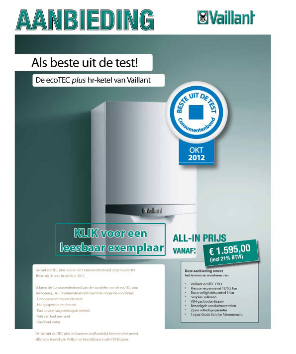 Najaarsaanbieding Nefit 2012